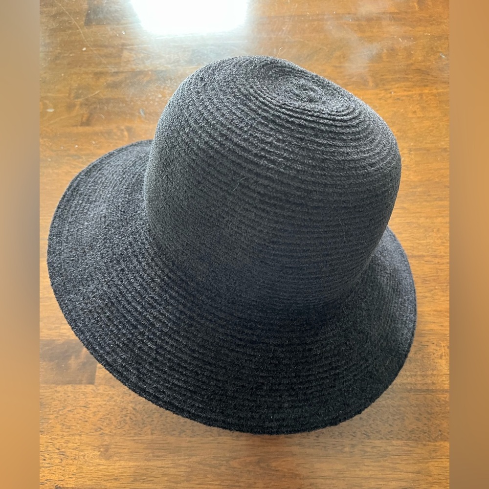 Women's Brown Chenille Knit Wide Brim Fedora
